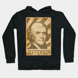 Thomas Jefferson Retro Propaganda Hoodie